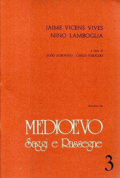 Jaime vicens vives Nino Lamboglia - Aldo Albonico - copertina
