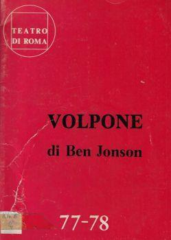 Volpone - Ben Jonson - copertina
