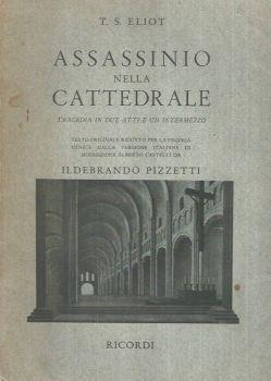Assassinio nella cattedrale. Tragedia in due atti e un intermezzo - Thomas S. Eliot - copertina