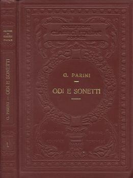 Odi e sonetti - Giuseppe Parini - copertina