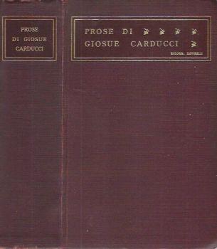 Prose - Giosuè Carducci - copertina