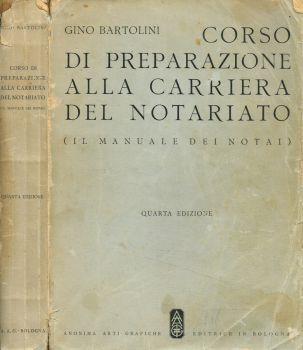 Corso di preparazione alla carriera del notariato (il manuale dei notai) - copertina