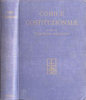 Codice costituzionale - Ferruccio Pergolesi - copertina