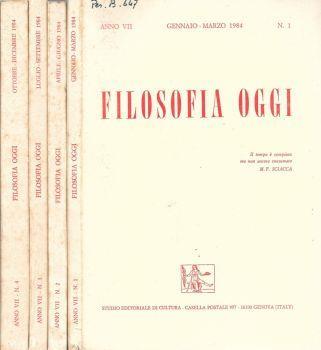 Filosofia oggi - copertina