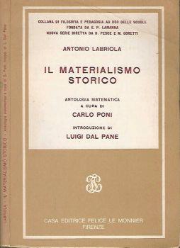 Il materialismo storico - Antonio Labriola - copertina