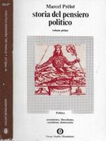 Storia del pensiero politico. Volume primo