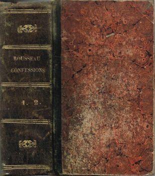 Les confessions. de J. J. Rousseau - Tome I - Tome II - Jean-Jacques Rousseau - copertina