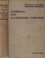 Lehrbuch der allgemeinen chirurgie Vol I