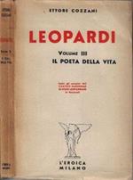 Leopardi Vol III. Il poeta della vita