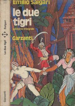 Le due tigri - Emilio Salgari - copertina