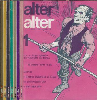 Alter alter anno 5 N. 1, 2, 5, 8, 9, 10, 12 - Oreste Del Buono - copertina