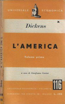 L' America Vol. 1 - Charles Dickens - copertina