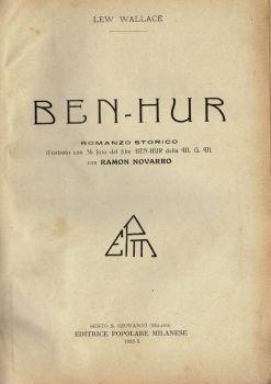 Ben - Hur - Lew Wallace - copertina