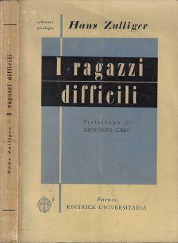 I ragazzi difficili - Hans Zulliger - copertina
