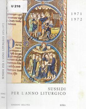 Sussidi per l'anno liturgico 1971-1972 - copertina
