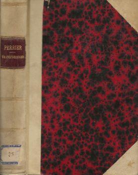 Le transformisme - Edmond Perrier - copertina