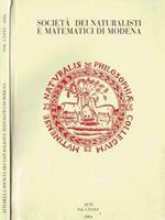 Atti della Società dei Naturalisti e Matematici di Modena