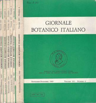 Giornale Botanico Italiano Annata 1969 - copertina