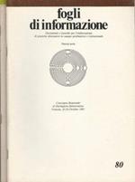 Fogli di informazione - n. 80 Gennaio 1982- 87/88 Novembre- Dicembre 1982. Documenti e ricerche per l'elaborazione di pratiche alternative in campo psichiatrico e istituzionale