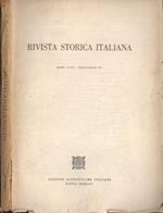 Rivista storica italiana Anno LXIX Fascicolo III