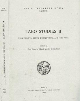 Tabo Studies II. Manuscripts, texts, inscriptions and the arts - copertina
