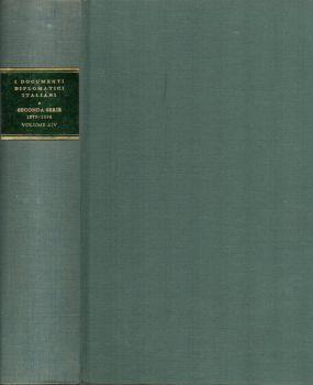 I documenti diplomatici italiani. Seconda Serie: 1870 - 1896. - Vol. XIV (29 maggio 1881 - 20 maggio 1882) - copertina