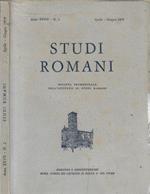 Studi romani anno 1979 N. 2. Rivista trimestrale dell'Istituto di Studi Romani