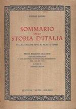 Sommario della Storia d'Italia, dalle origini fino ai nostri tempi