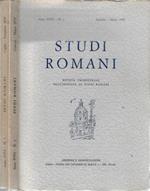 Studi romani anno 1970 N. 1, 3. Rivista trimestrale dell'Istituto di Studi Romani