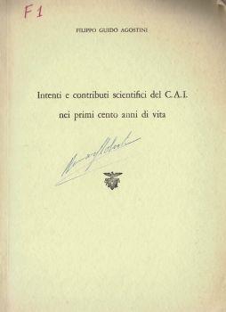 Intenti e contributi del C.A.I. nei primi cento anni di vita - copertina