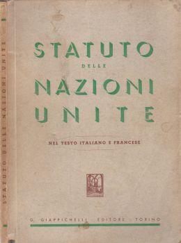 Statuto delle Nazioni Unite - copertina