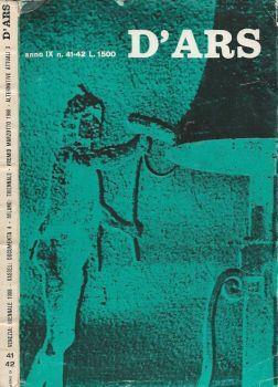 D'Ars - Anno IX n. 41-42 1968 - copertina