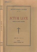 Actum luce. Rivista di studi lucchesi