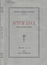 Actum luce. Rivista di studi lucchesi