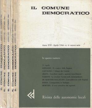Il comune democratico 1966 - copertina