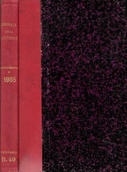 Giornale storico della letteratura italiana - Francesco Novati - copertina