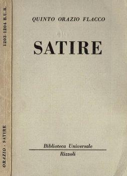 Satire - Quinto Orazio Flacco - copertina