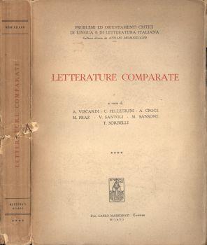 Letterature comparate - copertina