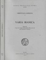 Orientalia romana Vol 7. Varia Iranica