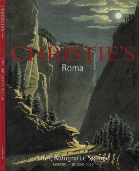 Christie's Roma Libri, autografia e stampe. Martedì 4 giugno 2002 - copertina