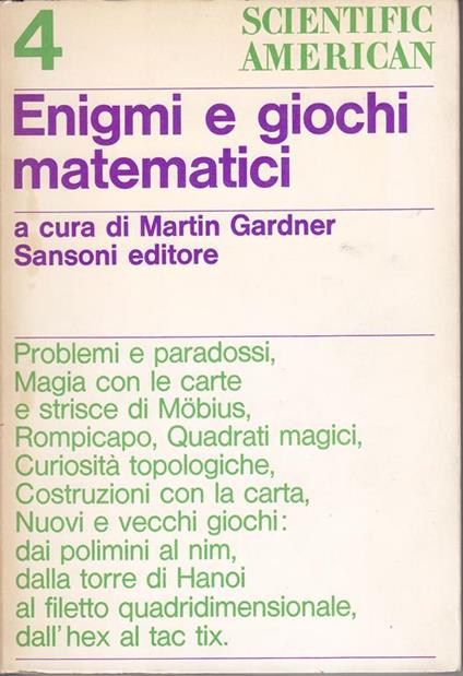 Enigmi e giochi matematici - copertina