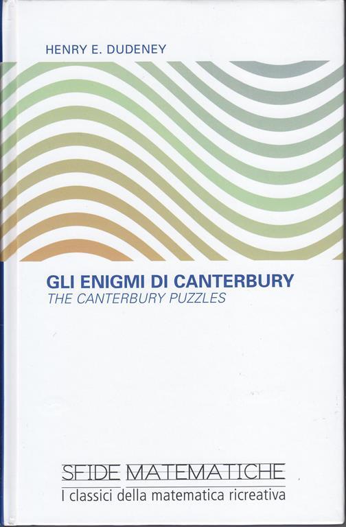 Gli enigmi di Canterbury (The Canterbury puzzles) - Henry Ernest Dudeney - copertina