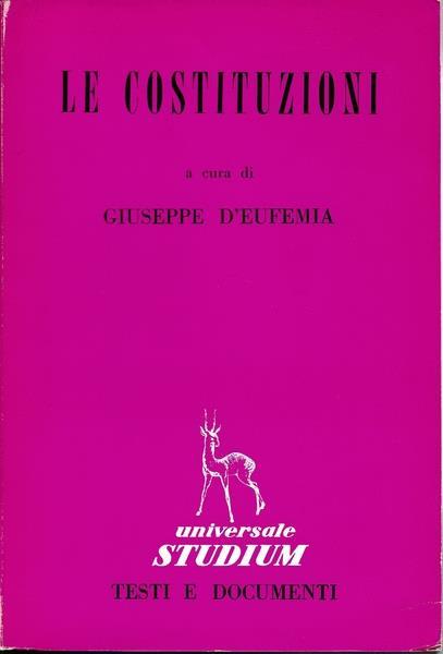 Le costituzioni - copertina