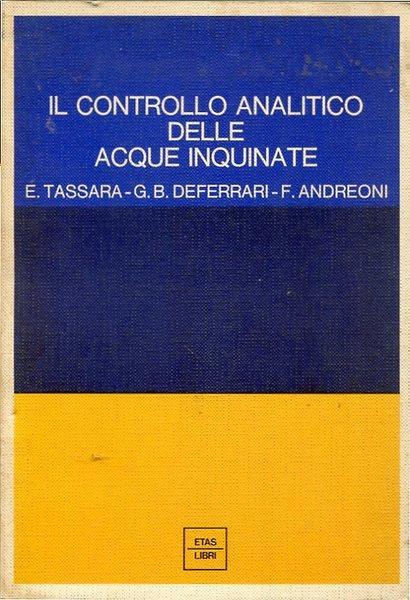 Il controllo analitico delle acque inquinate - copertina