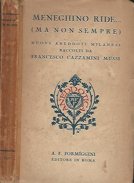 Meneghino Ride (Ma Non Sempre) - Francesco Cazzamini Mussi - copertina