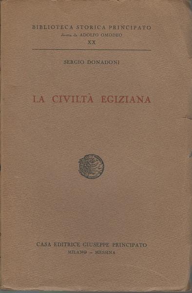 La Civiltà Egiziana - Sergio Donadoni - copertina