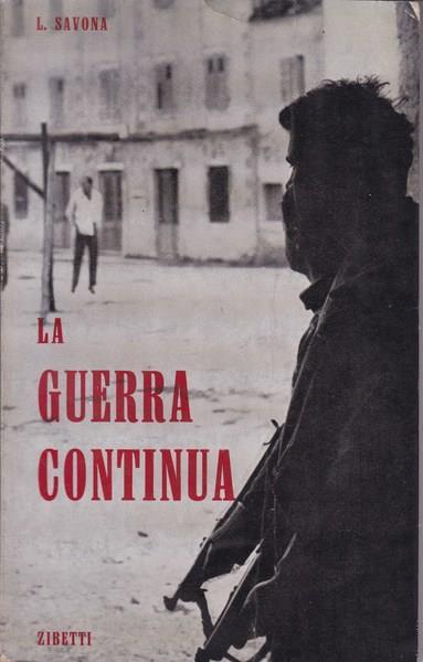 La guerra continua - L. Savona - copertina