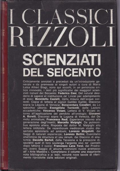 Scienziati del Seicento - copertina