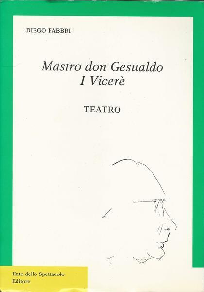 Mastro don Gesualdo-I vicere - Diego Fabbri - copertina