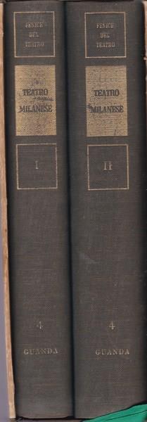 Teatro milanese. I. II - Orio Vergani - copertina